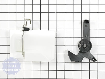 GE DISHWASHER RINSE AID TANK KIT WD35X10346 - Installation in GE Undefined model showing key mounting points