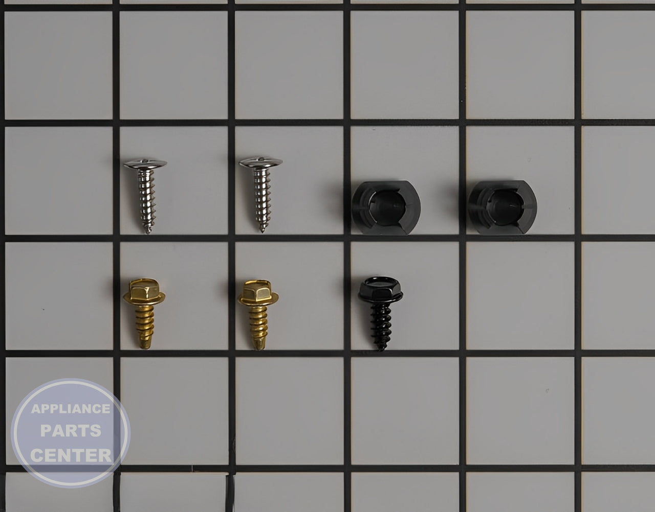 GE DISHWASHER INSTALLATION SCREWS WD35X10383 - Detailed view of durable technical details