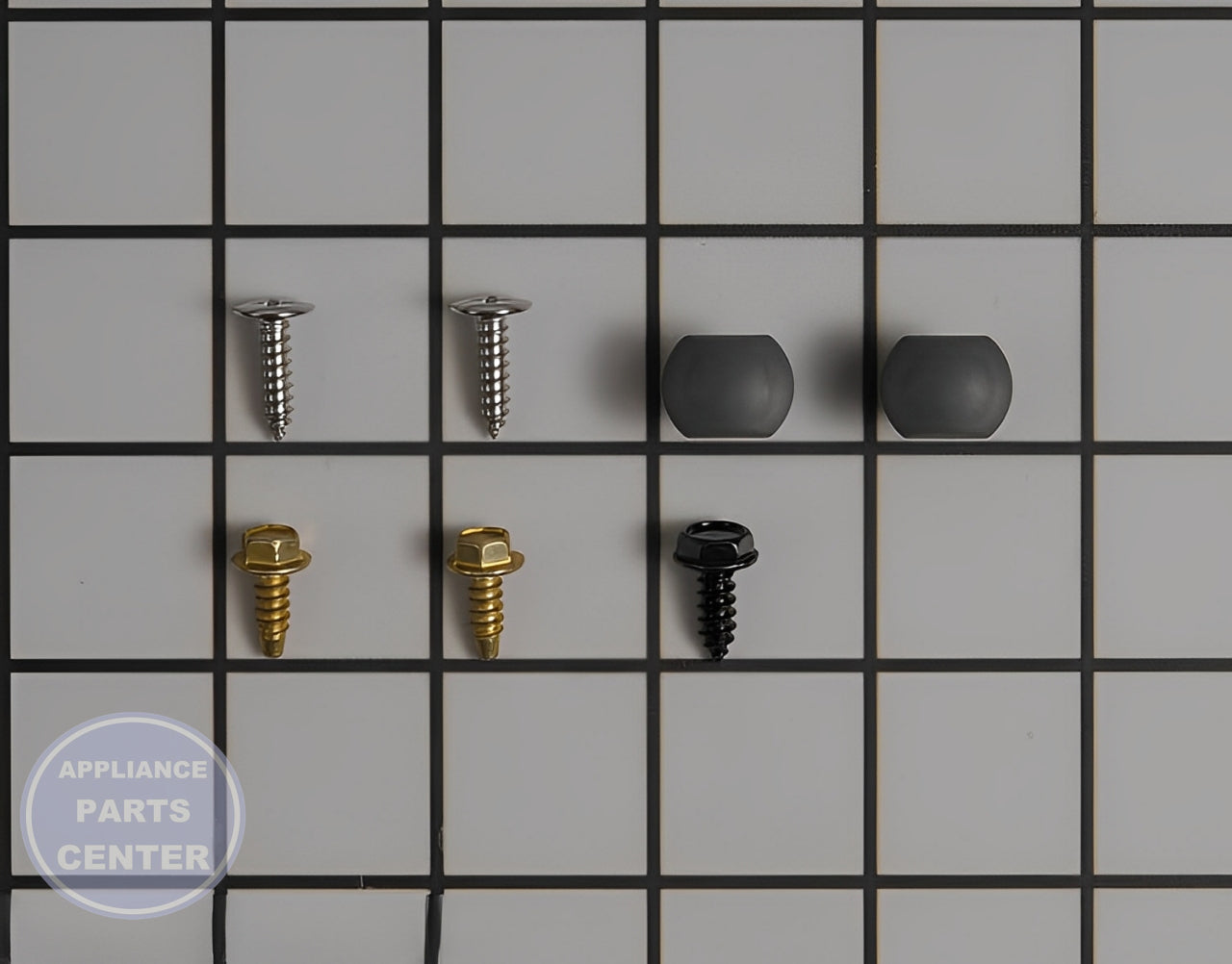GE DISHWASHER INSTALLATION SCREWS WD35X10383 - Side view with precise measurements