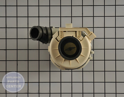 GE DISHWASHER VARIABLE SPEED PUMP ASSEMBLY WD35X20599 - Installation in GEN Dishwasher showing key mounting points