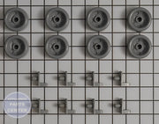 GE DISHWASHER LOWER RACK KIT WD35X21041 - Main view showing smooth rolling mechanism for various GE Dishwasher models