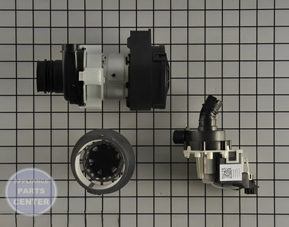 GE DISHWASHER P1B WASH PUMP KIT WD49X23779 - Detailed view of heavy-duty washing capabilities