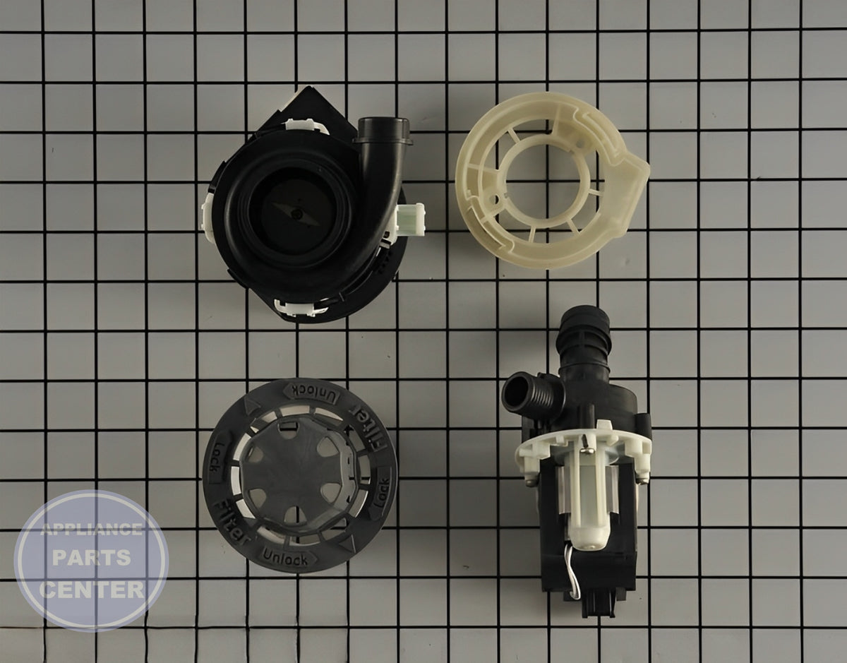 GE DISHWASHER P1B WASH PUMP KIT WD49X23779 - Installation in GE model showcasing easy mounting points