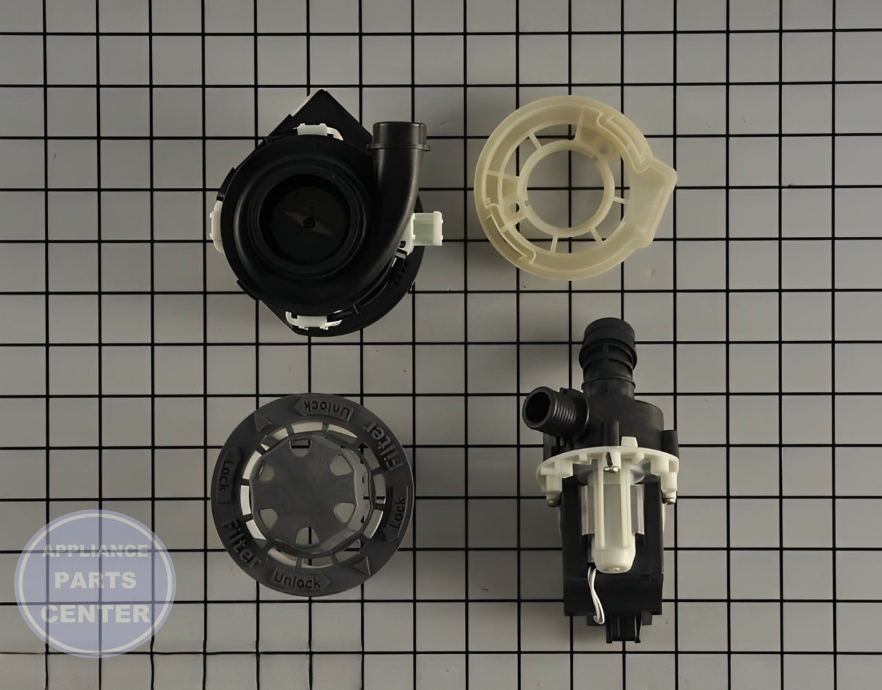 GE DISHWASHER P1B WASH PUMP KIT WD49X23779 - Installation in GE model showcasing easy mounting points
