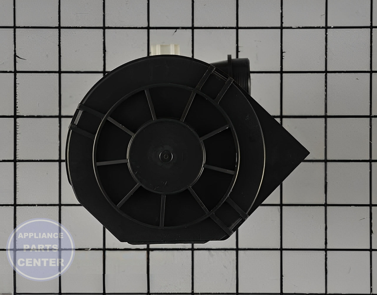 GE DISHWASHER WATER CIRCULATION PUMP ASSEMBLY WD49X23781 - Installation in GE Dishwasher model showcasing key mounting points