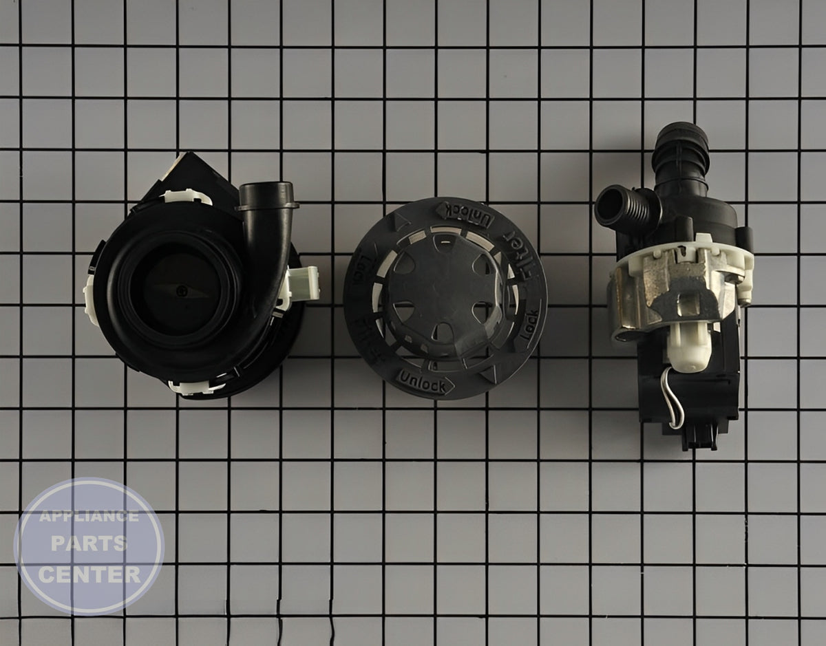 GE DISHWASHER P2B WASH PUMP KIT WD49X23782 - Installation in compatible GE model demonstrating key mounting points