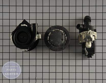 GE DISHWASHER P2B WASH PUMP KIT WD49X23782 - Installation in compatible GE model demonstrating key mounting points