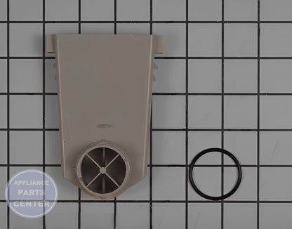 GE DISHWASHER FUNNEL SERVICE KIT WD49X23818 - Installation in GEN Dishwasher showing key mounting points