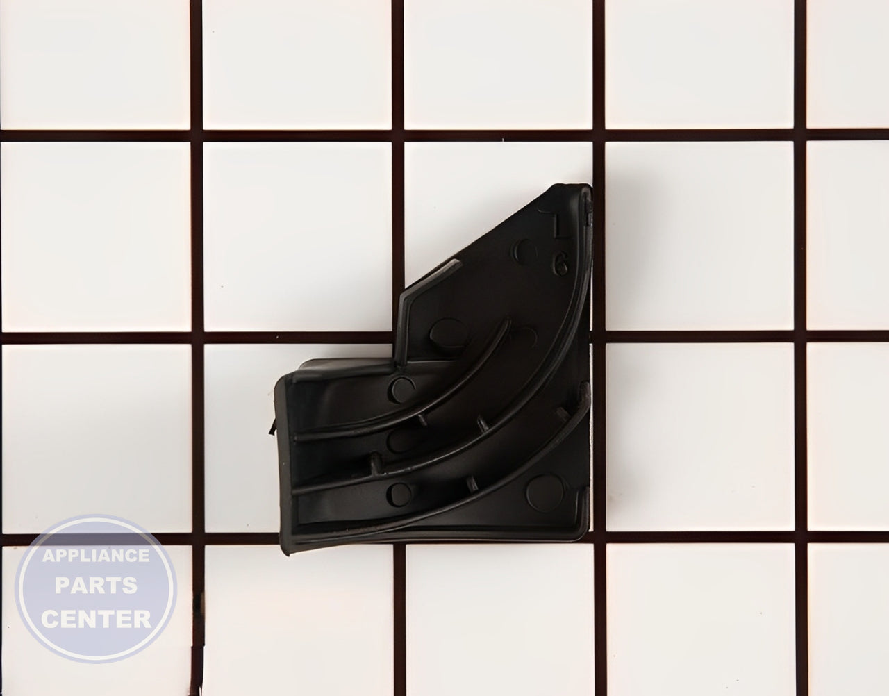 GE DISHWASHER LEFT-HAND TUB BAFFLE CORNER GASKET - Main view showing tight fit for GE Dishwashers