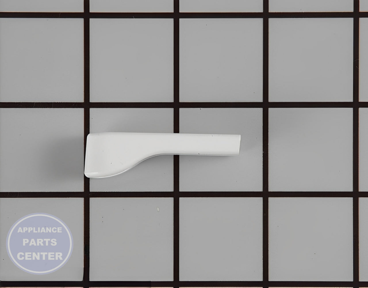 GEH DISHWASHER LATCH KNOB - WHITE WD9X352 - Main view showing secure latching for specific models