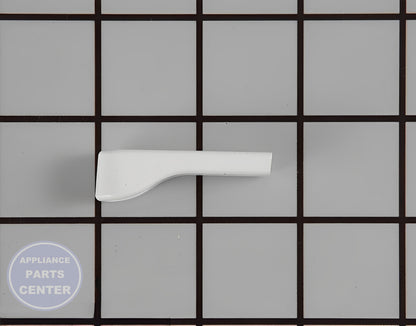 GEH DISHWASHER LATCH KNOB - WHITE WD9X352 - Main view showing secure latching for specific models