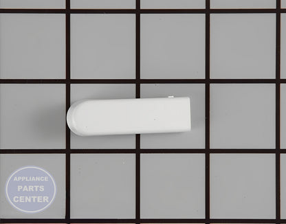 DISHWASHER LATCH KNOB - WHITE WD9X352 - Detailed view of knob assembly