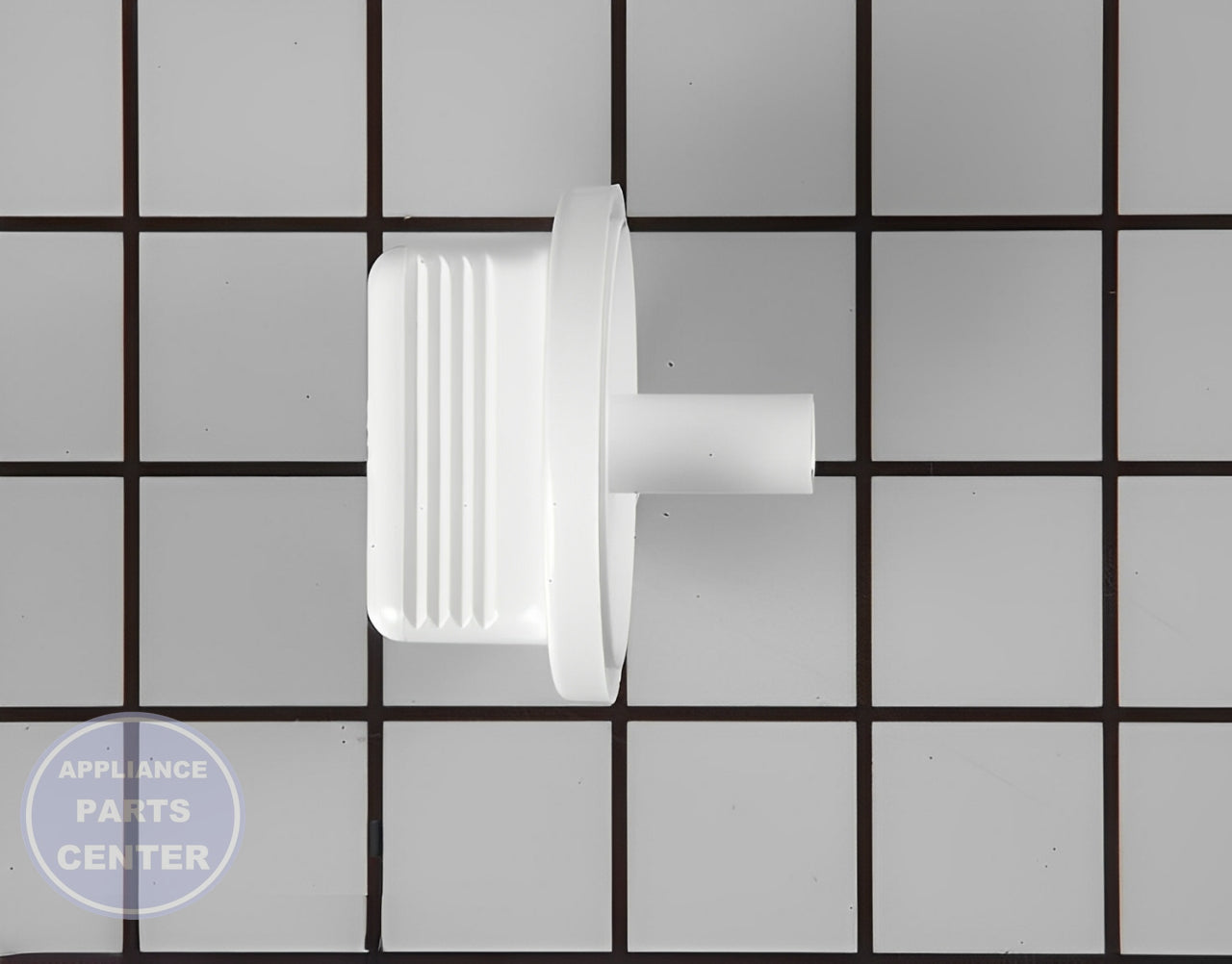 GE WASHER DRYER TIMER KNOB WE01X10160 - Detailed view of durable knob with specific technical details