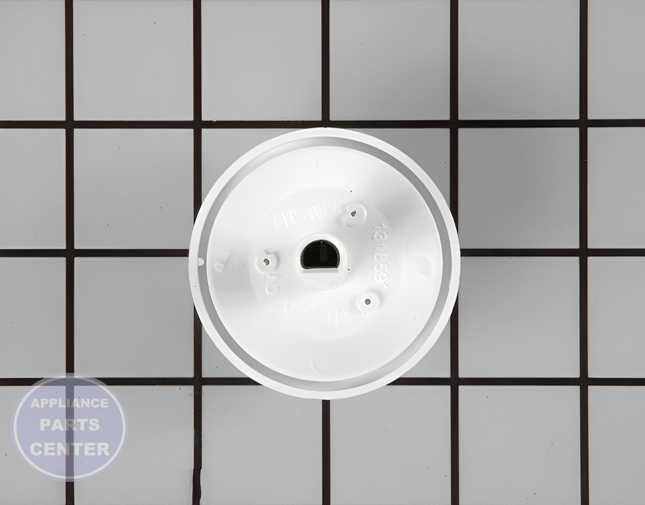 GE WASHER DRYER TIMER KNOB WE01X10160 - Side view with accurate measurements and specifications