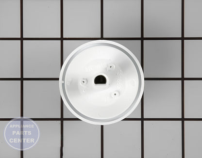 GE WASHER DRYER TIMER KNOB WE01X10160 - Side view with accurate measurements and specifications