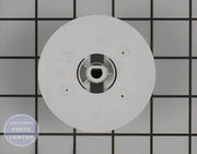 GE WHITE TIMER KNOB ASSEMBLY WE01X20374 - Main view showing precise control for GEN Dryer models