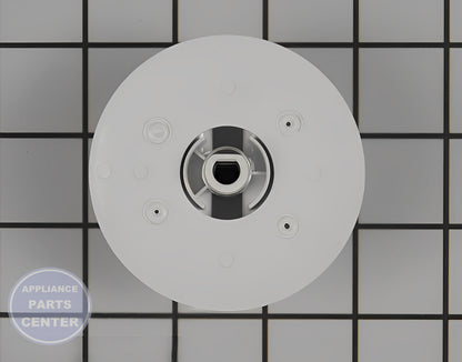 GE WHITE TIMER KNOB ASSEMBLY WE01X20374 - Main view showing precise control for GEN Dryer models