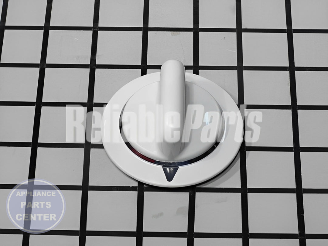 GE TIMER KNOB ASSEMBLY WE01X20376 - Installation in specific model showing mounting points
