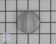 GE WASHER GRAY TIMER CONTROL KNOB WE01X20380 - Main view showing precise control for GE Dryer models