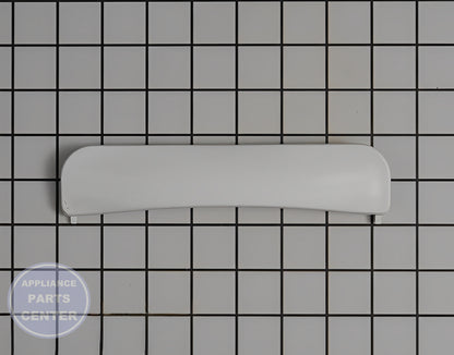 GE WASHER DRYER WHITE DOOR HANDLE WE01X20419 - Main view showing sleek design for GEN Dryer models