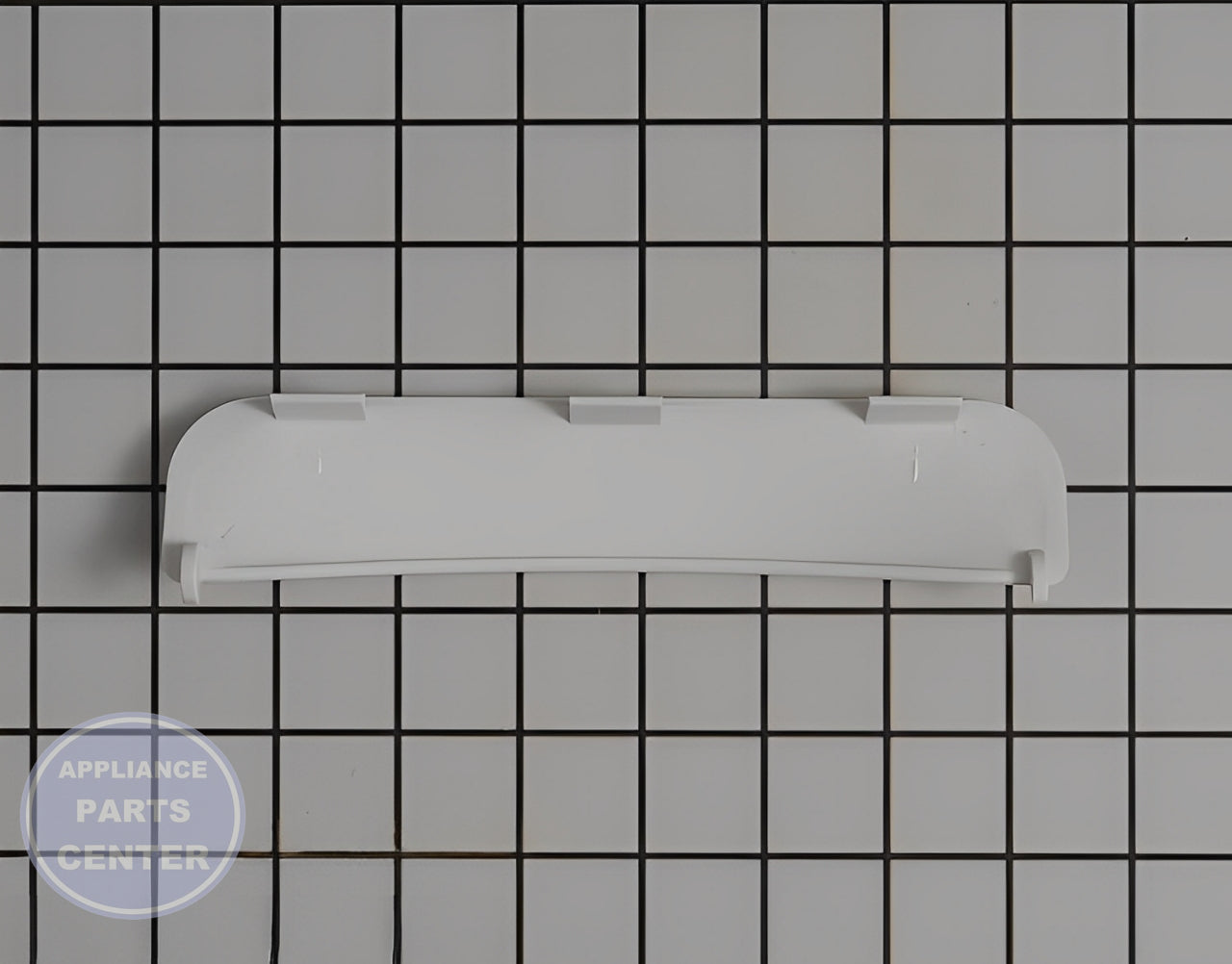 GE WASHER DRYER WHITE DOOR HANDLE WE01X20419 - Detailed view of durable construction
