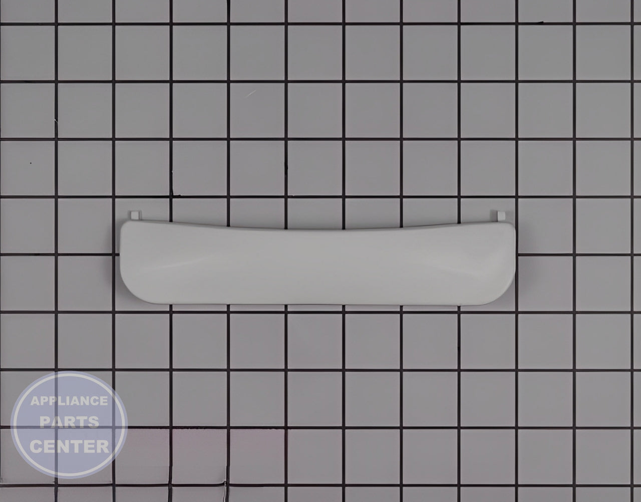 GE Dryer Door Handle WE01X20580 - Main view showing secure grip for GE, Whirlpool, Hotpoint, and RCA models