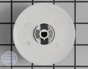 GE DRYER CONTROL KNOB ASSEMBLY WE01X22616 - Main view showing control dial for specific models