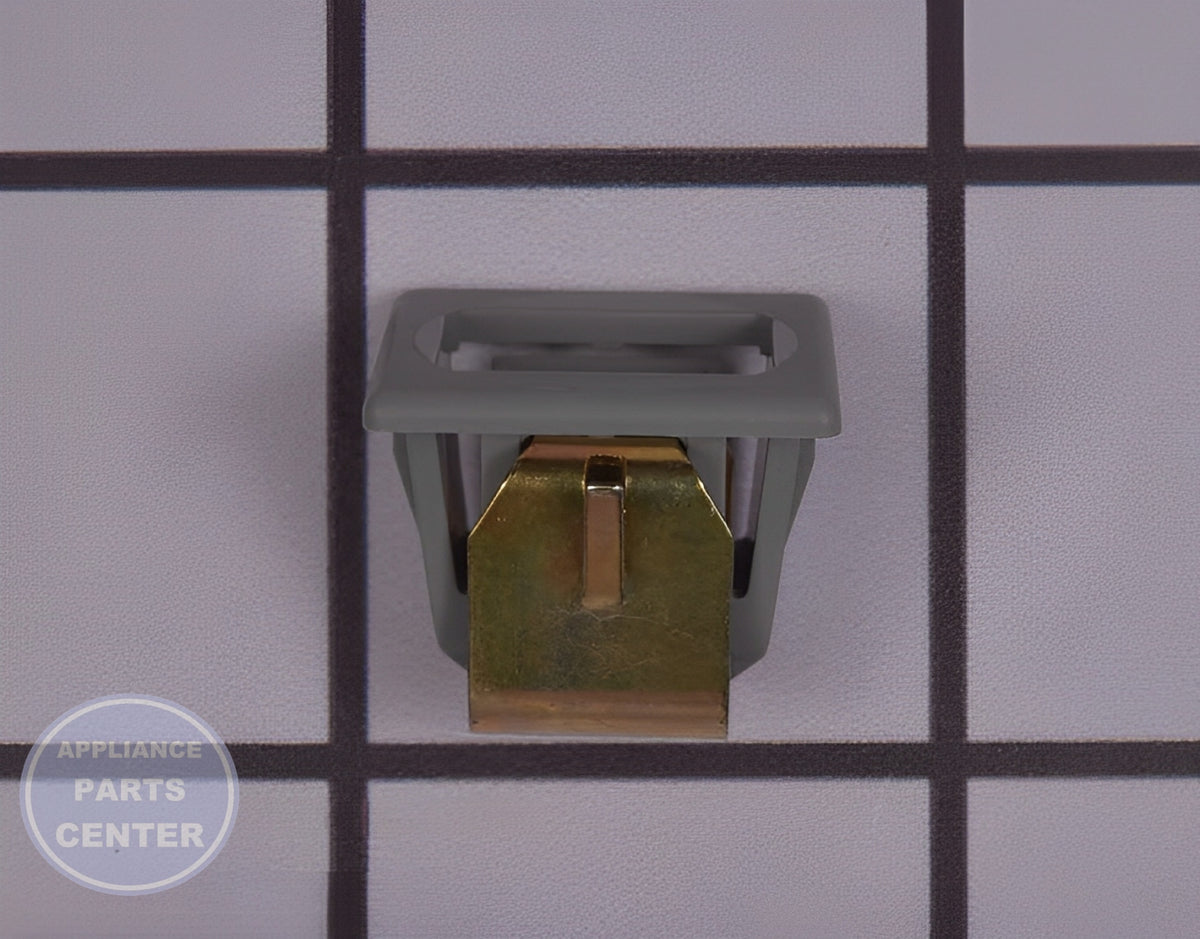 GE WASHER DOOR CATCH WE01X25316 - Detailed view of high-quality latch details