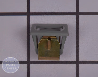 GE WASHER DOOR CATCH WE01X25316 - Detailed view of high-quality latch details