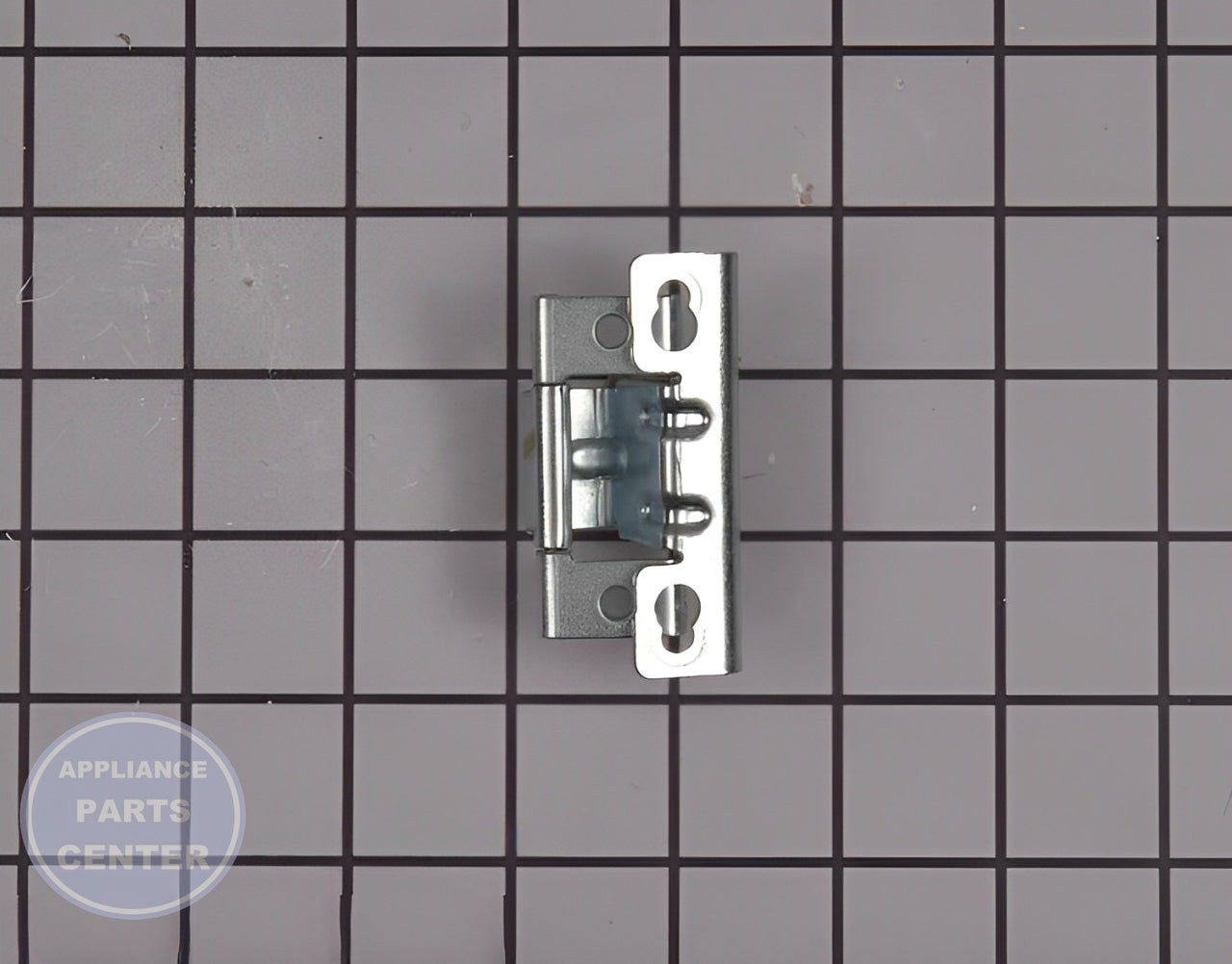 GE WASHER DRYER DOOR HINGE WE01X25317 - Detailed view of precise construction details