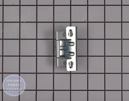 GE WASHER DRYER DOOR HINGE WE01X25317 - Detailed view of precise construction details