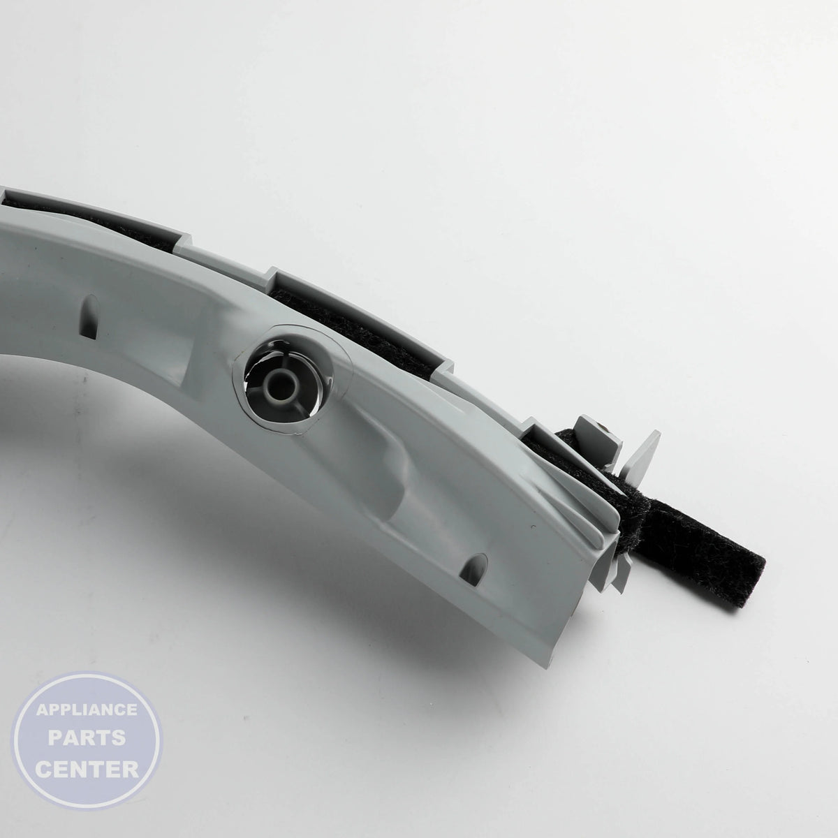 TRAP DUCT ASM WE01X25334 - Side view with precise measurements for ideal fit