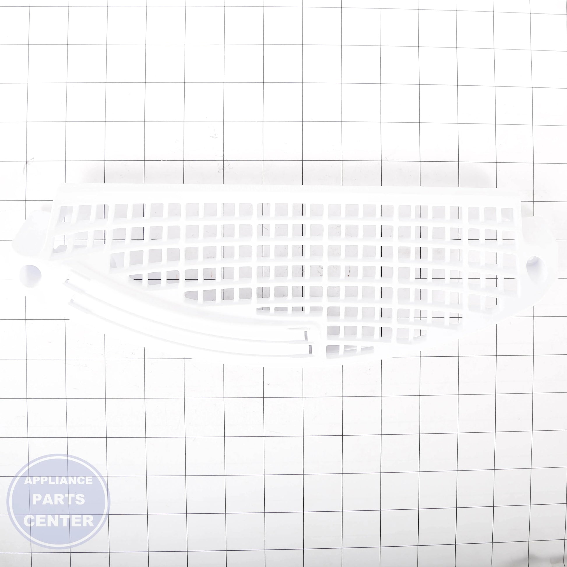 LINT FILTER SUPPORT WE01X27985 - Side view with dimensions for perfect fit