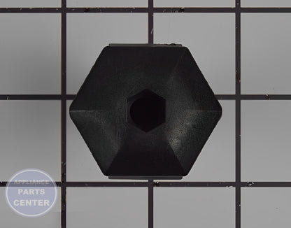 GE WASHER LEVELING LEG WE01X29697 - Detailed view of durable construction