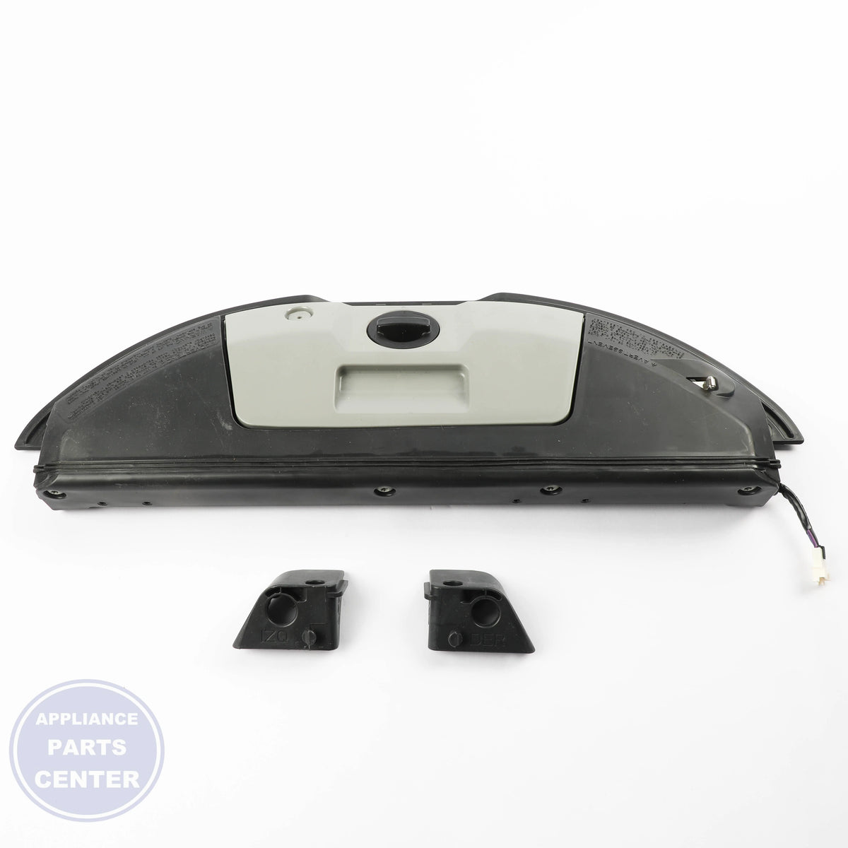 SCENT DISPENSER ASSEMBLY WE01X36158 - Side view with specific measurements and specs