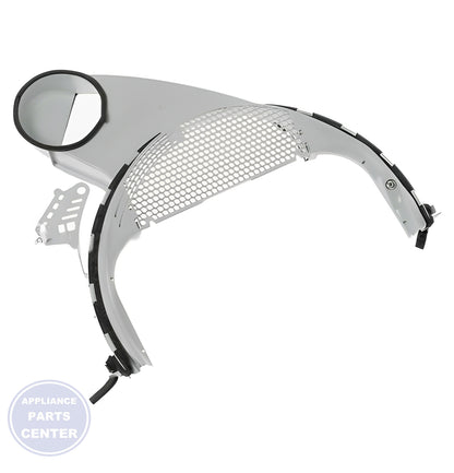 GE TRAP DUCT ASSEMBLY WE03X25275 - Detailed view of essential technical details