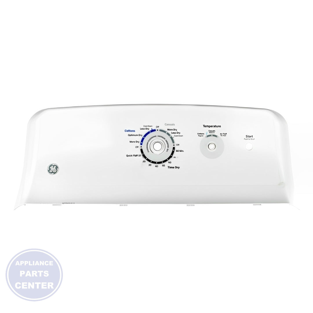 GE BACKSPLASH ASSEMBLY WE03X25277 - Main view showing sturdy support for specific GE models