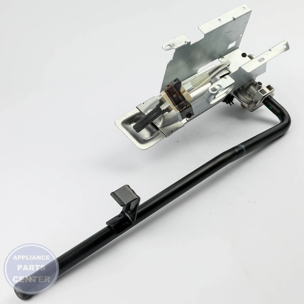 VALVE AND BURNER WE03X29303 - Detailed view of control valve and burner assembly