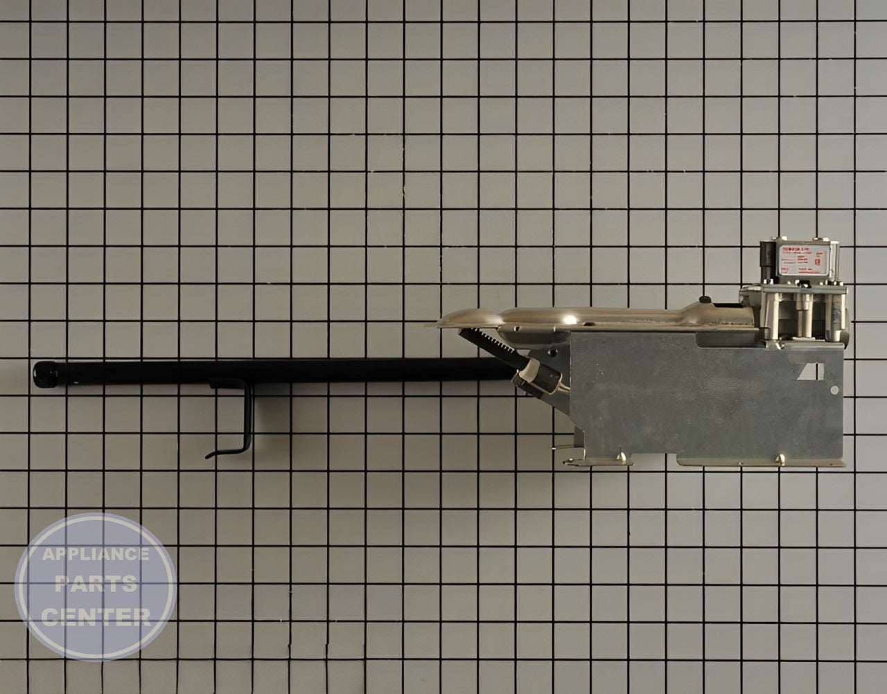 GE VALVE AND BURNER ASSEMBLY WE03X29452 - Main view showing gas flow control for GE Dryers