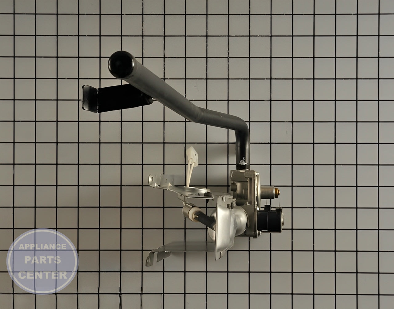 GE VALVE AND BURNER ASSEMBLY WE03X29452 - Installation in GE Dryer showing key mounting points
