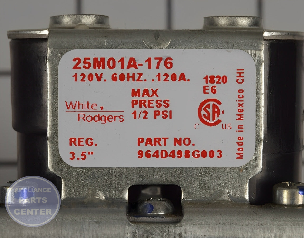 GE VALVE AND BURNER ASSEMBLY WE03X29452 - Installation in GE Dryer showing key mounting points