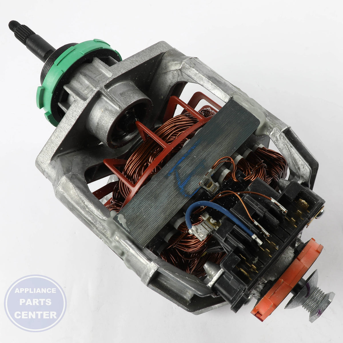 GEH MOTOR DRIVE AND PULLEY LV FL DRYER WE03X29821 - Main view showing heavy load support for GEH Dryer models
