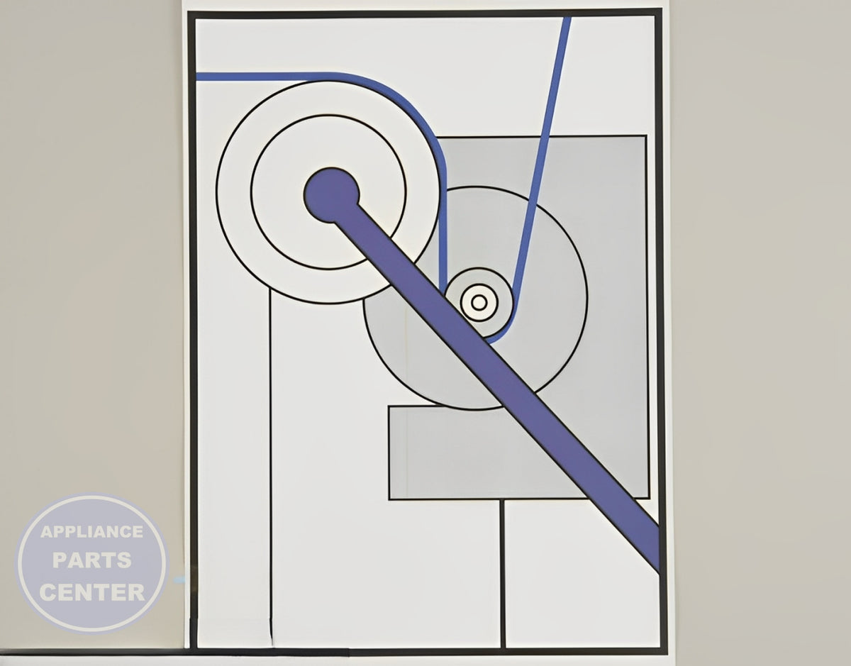 GE DRYER DRIVE BELT WE03X29897 - Main view showing durable construction for GEN Dryer models