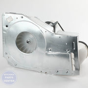 GEH MOTOR AND BLOWER ASM WE03X33639 - Main view showing efficient airflow for GEH Dryer models