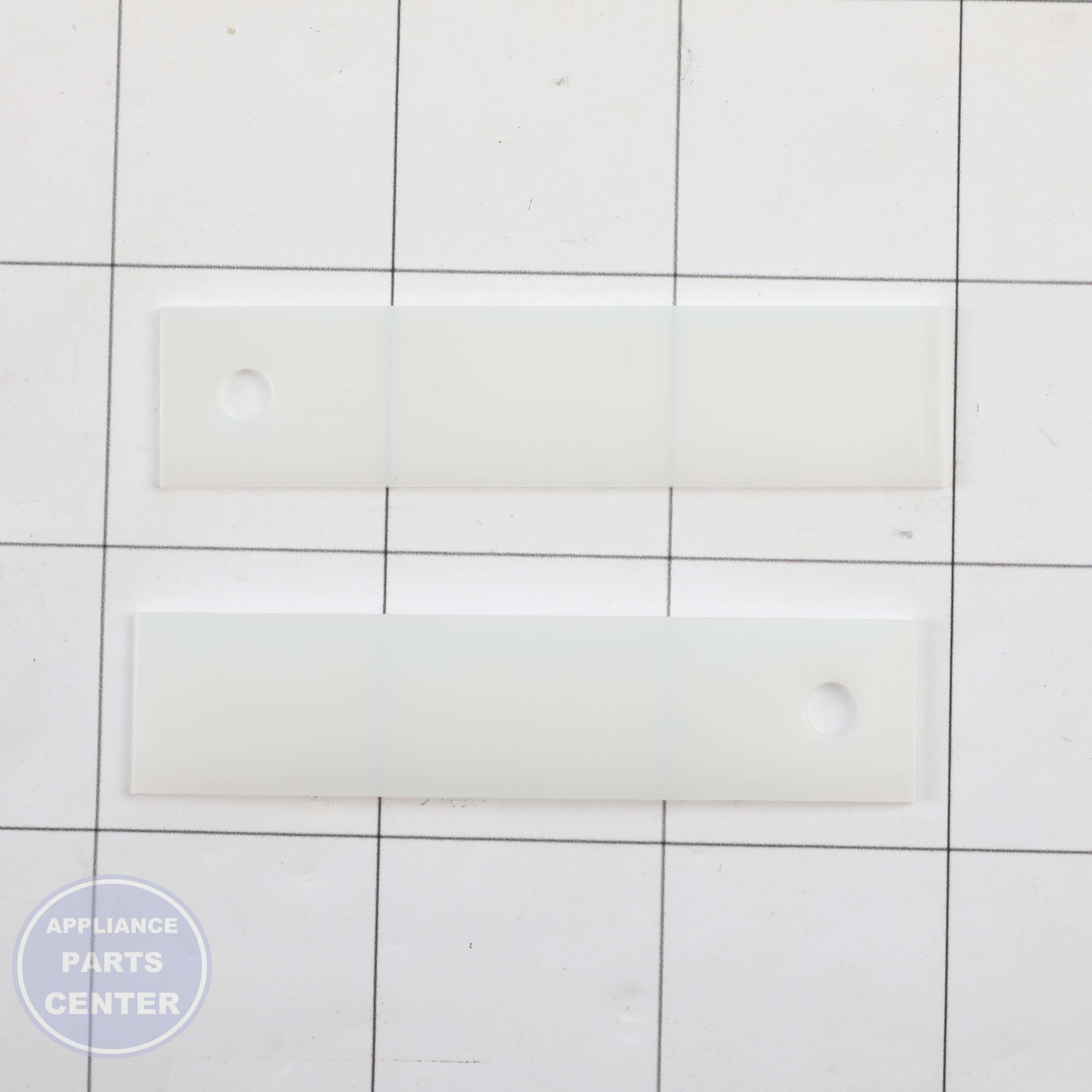 2-PACK DRYER FRONT BEARING DRUM SLIDE WHITE - Detailed view of durable material