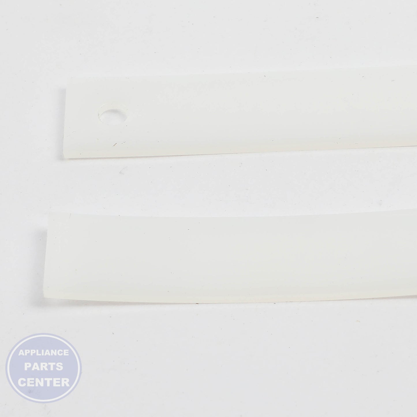 GEH 2-PACK DRYER FRONT BEARING DRUM SLIDE WHITE - Main view showing precision design for GEH models