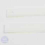 GEH 2-PACK DRYER FRONT BEARING DRUM SLIDE WHITE - Main view showing precision design for GEH models