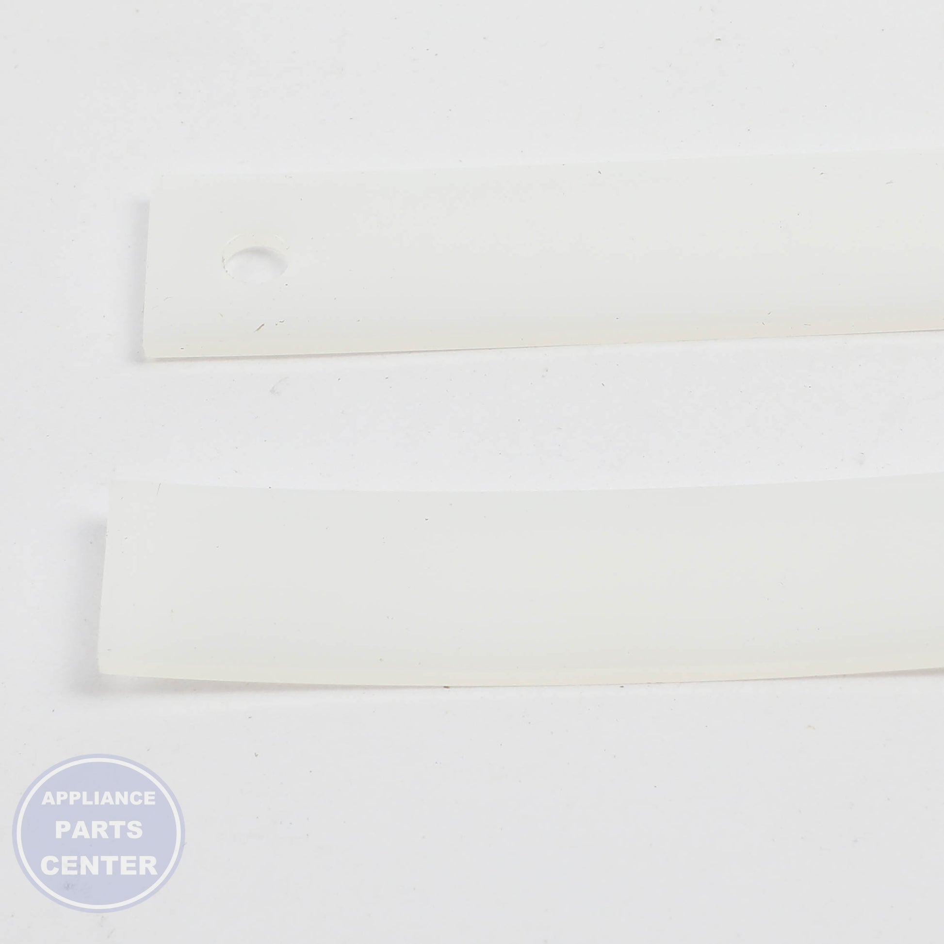 GEH 2-PACK DRYER FRONT BEARING DRUM SLIDE WHITE - Main view showing precision design for GEH models