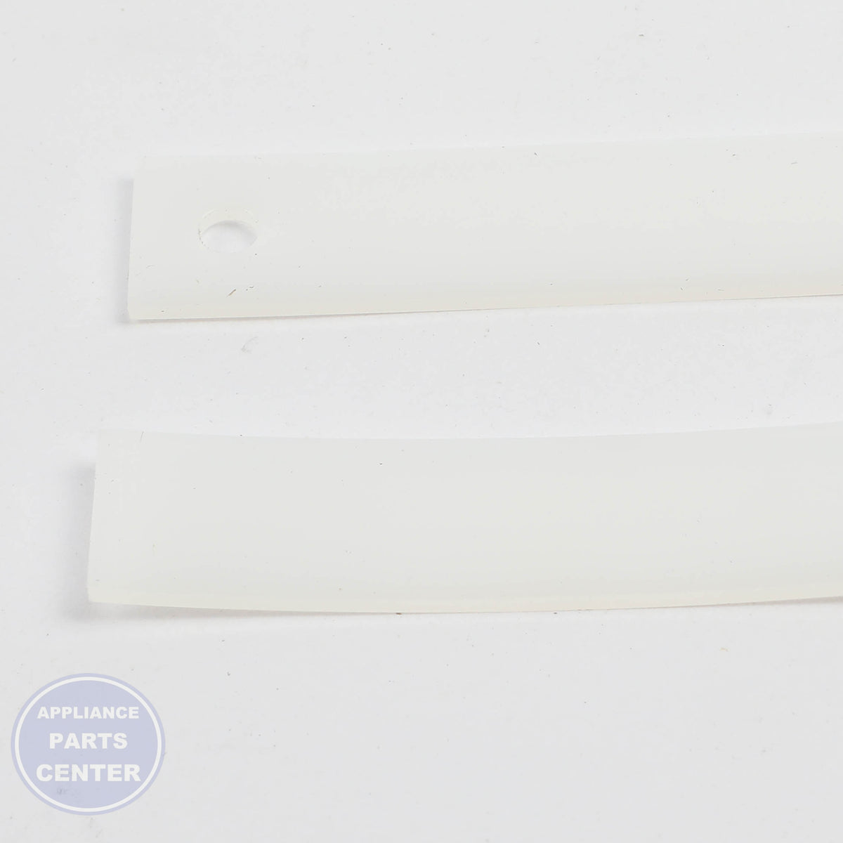 GEH 2-PACK DRYER FRONT BEARING DRUM SLIDE WHITE - Main view showing precision design for GEH models
