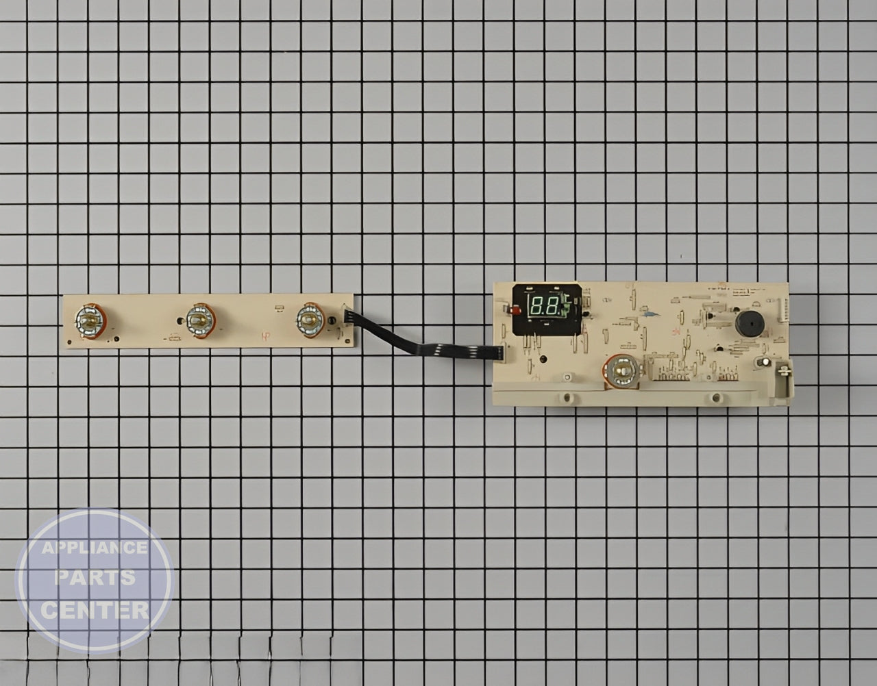 GE User Control and Display Board WE04M10004 - Main view showing timer function for GE Dryers